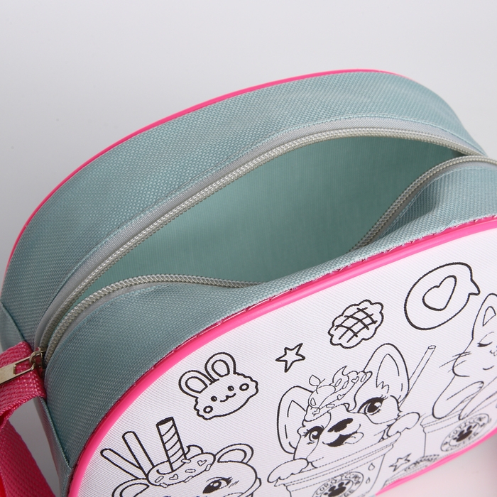 Сумка детская для девочки через плечо  Сумка детская для девочки через плечо "Весёлые друзья" 22х16 см