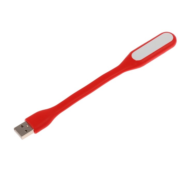 Светильник светодиодный Luazon A-05, USB, гибкий, 5 Ватт, 6 диодов, красный Светильник светодиодный Luazon A-05, USB, гибкий, 5 Ватт, 6 диодов, красный