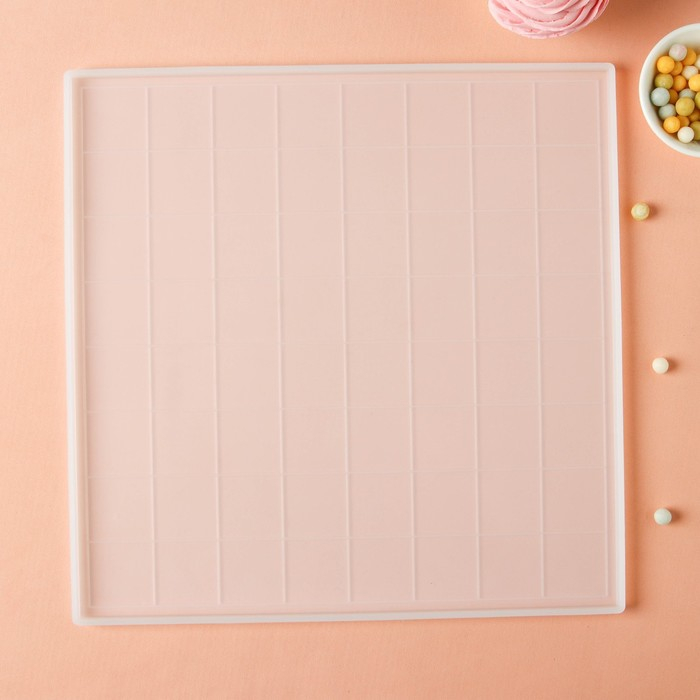 Набор молдов Доляна «Шахматы», силикон, 2 предмета: доска 31×1 см, фигуры 20,5×8,5×1 см Набор молдов Доляна «Шахматы», силикон, 2 предмета: доска 31×1 см, фигуры 20,5×8,5×1 см