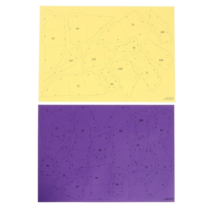 Конструктор полигональный «Дракон», 151 деталь Конструктор полигональный «Дракон», 151 деталь