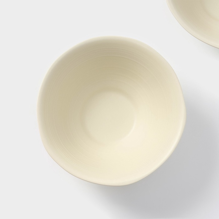 Салатники Magistro Jarwah Lugerne, 630 мл, 18×7,5 см, набор 2 шт, фарфор, молочные Салатники Magistro Jarwah Lugerne, 630 мл, 18×7,5 см, набор 2 шт, фарфор, молочные