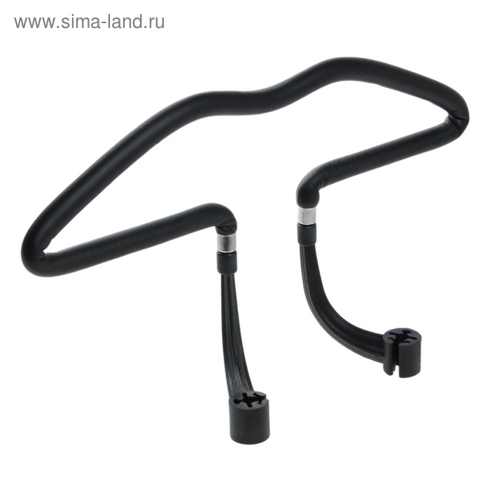 Плечики с креплением на подголовник, в пвх оплетке, чёрный Плечики с креплением на подголовник, в пвх оплетке, чёрный