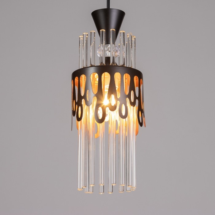 Подвес Подвес "Капель" 1х60Вт Е27 Черный