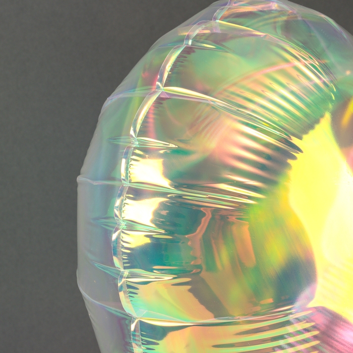 Шар фольгированный 18" &laquo;Сердце&raquo;, цвет прозрачный перламутровый градиент