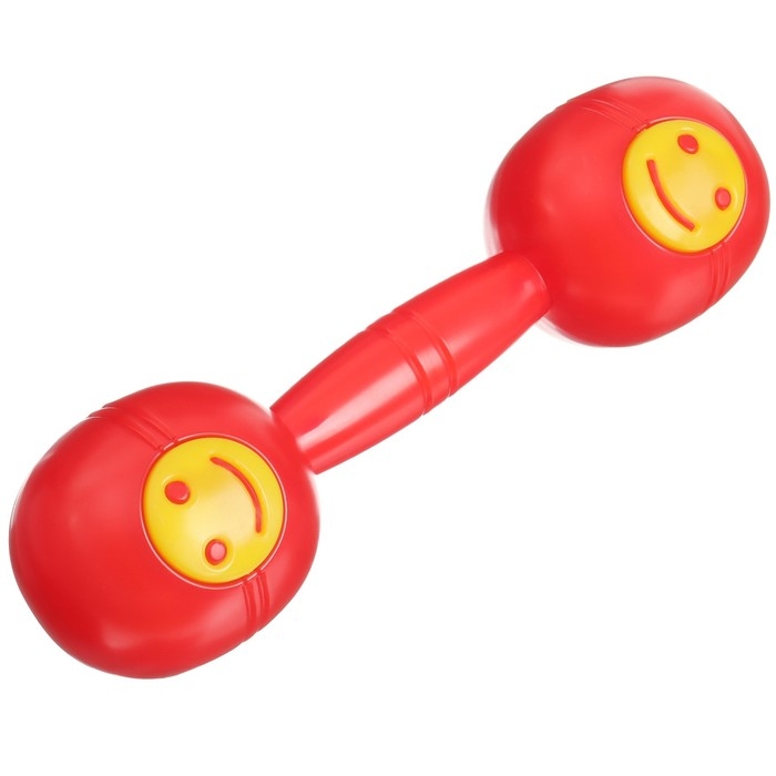 Погремушка «Перкуссия», шейкер, цвет желтый/красный, Крошка Я
