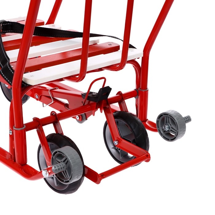 Санки «Тимка 5 универсал», цвет алый Санки «Тимка 5 универсал», цвет алый