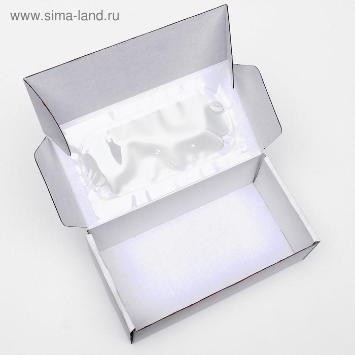 Коробка самосборная, с окном, белая, 23 х 12 х 8 см Коробка самосборная, с окном, белая, 23 х 12 х 8 см