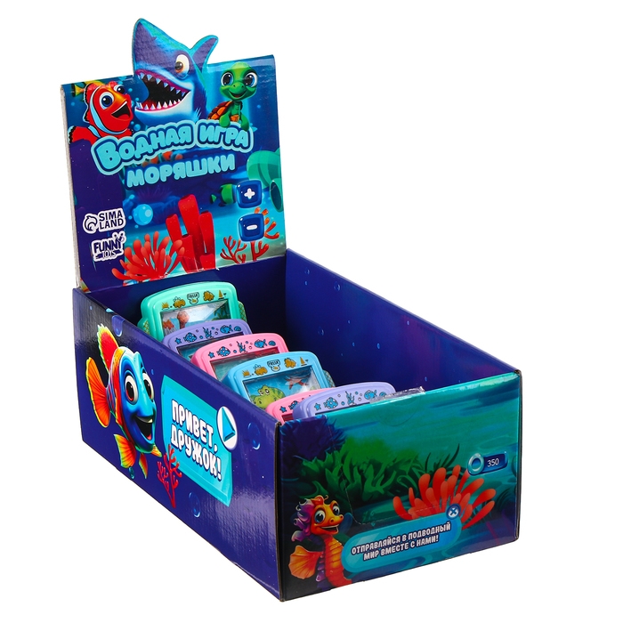 Водная игра с колечками «Моряшки. Джойстик», цвета МИКС, в шоубоксе Водная игра с колечками «Моряшки. Джойстик», цвета МИКС, в шоубоксе
