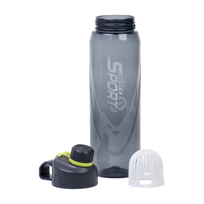 Бутылка для воды, 1 л,  SPORT, черная Бутылка для воды, 1 л,  SPORT, черная