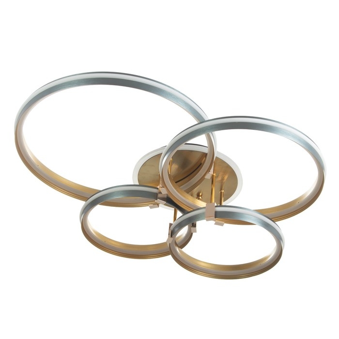 Светильник Светильник "Мейри" 4xLED 204Вт золото-серебро 80х60х18 см BayerLux