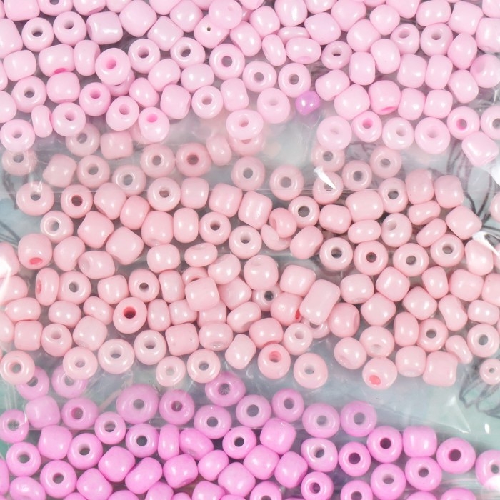 Бисер круглый 6/0  Бисер круглый 6/0 "Сиреневый туман" 5 цветов х 10 гр 20х8х0,7 см