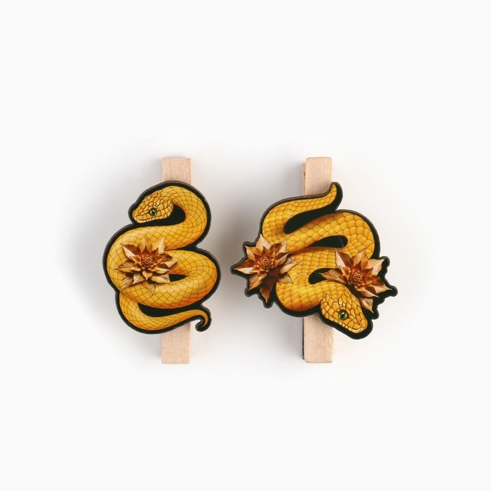 Новогодний магниты-прищепки «Новый год: Волшебных моментов черное золото», 7 х 12,7 х 1,5 см Новогодний магниты-прищепки «Новый год: Волшебных моментов черное золото», 7 х 12,7 х 1,5 см