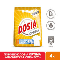 Стиральный порошок Dosia Optima «Альпийская свежесть», автомат, 4 кг