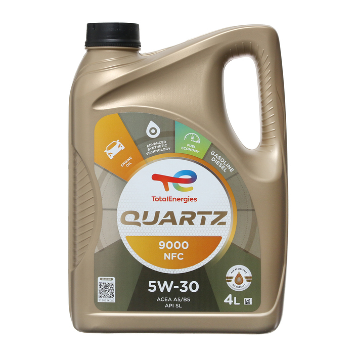 Масло моторное Total Quartz 9000 Future NFC 5W-30 A5/B5, 4 л синтетика Масло моторное Total Quartz 9000 Future NFC 5W-30 A5/B5, 4 л синтетика