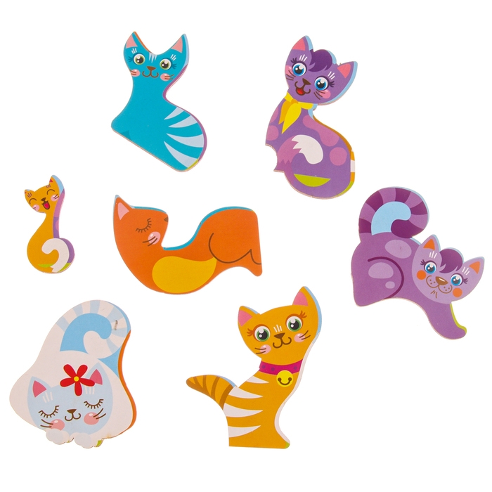 Головоломка «Котики», 25х10 см Головоломка «Котики», 25х10 см