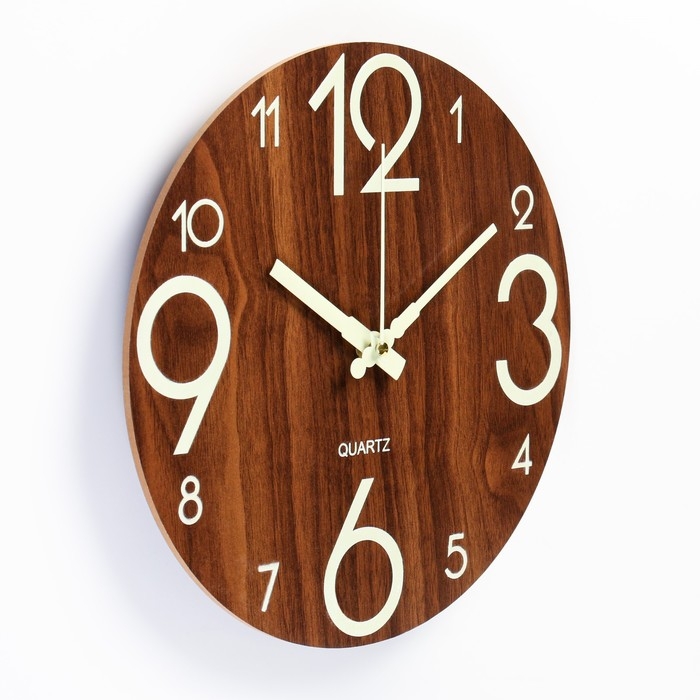 Часы настенные интерьерные, светящиеся d-30 см Часы настенные интерьерные, светящиеся d-30 см