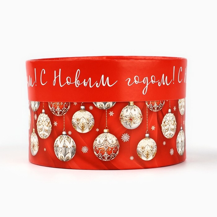 Коробка подарочная «Бант новогодний», 12 х 8 см, Новый год
