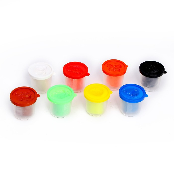 Тесто для лепки, 8 цветов, 50 гр. Тесто для лепки, 8 цветов, 50 гр.