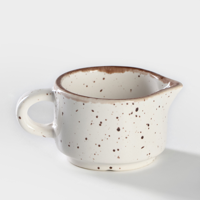 Сливочник фарфоровый Punto bianca, d=6,5 см, 50 мл Сливочник фарфоровый Punto bianca, d=6,5 см, 50 мл