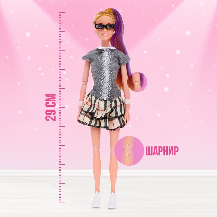 Кукла-модель шарнирная «Первая учительница» с малышкой, мебелью и аксессуарами Кукла-модель шарнирная «Первая учительница» с малышкой, мебелью и аксессуарами