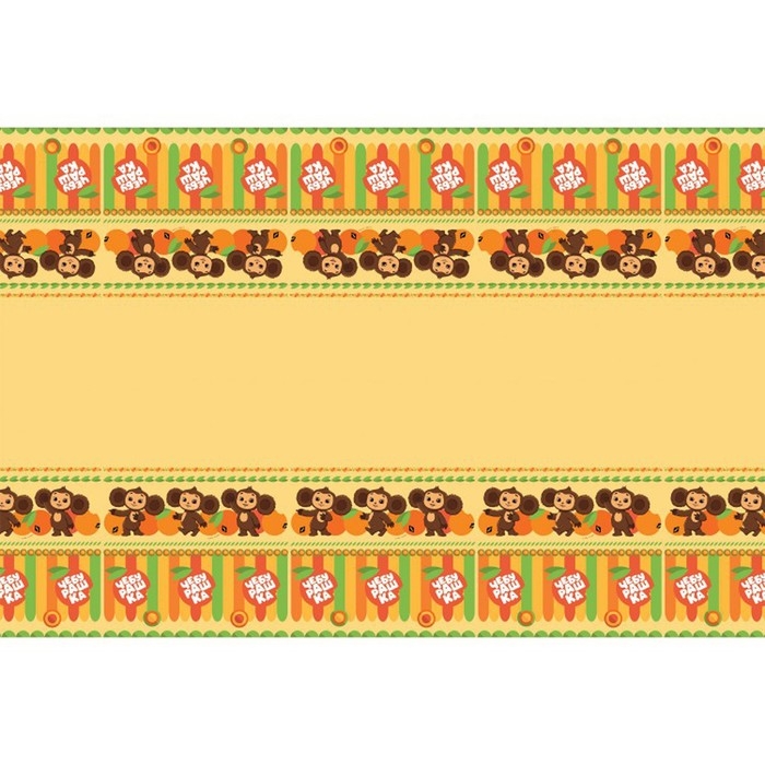 Скатерть «Чебурашка», размер 120 × 180 см