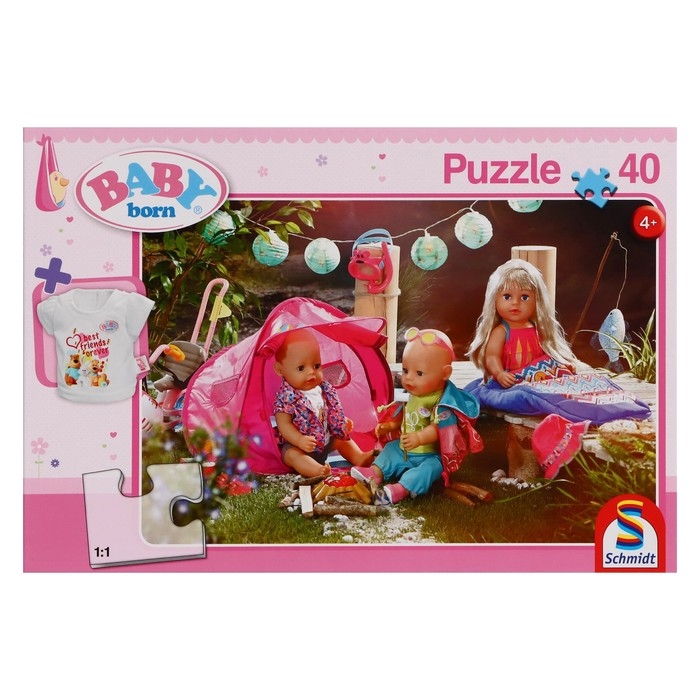 Пазл Baby &laquo;В кемпинге&raquo;, с подарком, 40 элементов
