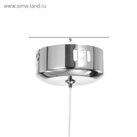 Светильник BayerLux 86001/1 LED 24Вт 4000К хром 23х15х38-138 см