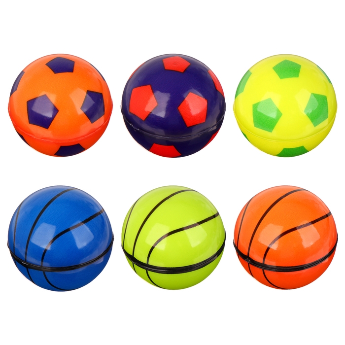 Мягкий мячик «Чемпион», виды МИКС Мягкий мячик «Чемпион», виды МИКС