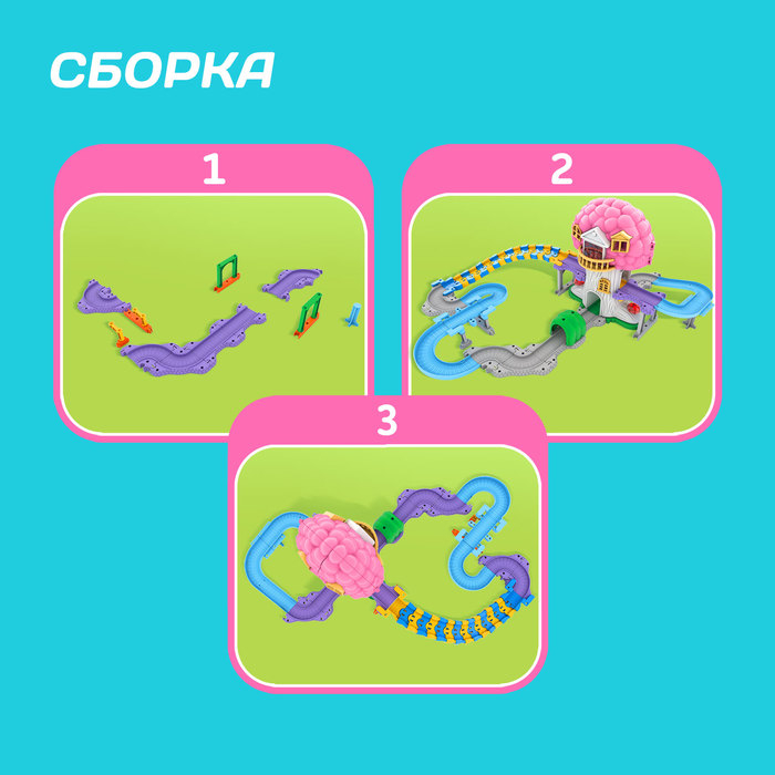 Железная дорога «Приключения принцессы», работает от батареек Железная дорога «Приключения принцессы», работает от батареек