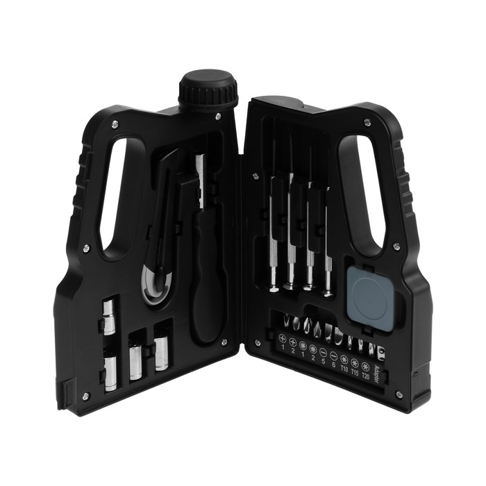 Набор инструментов ТУНДРА, подарочный пластиковый кейс Набор инструментов ТУНДРА, подарочный пластиковый кейс "Канистра", 21 предмет