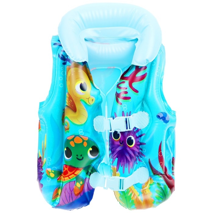 Жилет надувной «На волне: Морские малыши», детский, 51 х 46 см