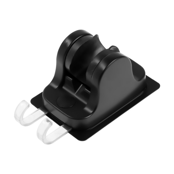 Держатель для душевой лейки ZEIN Z122, самоклеющейся, регулируемый, с крючком, черный Держатель для душевой лейки ZEIN Z122, самоклеющейся, регулируемый, с крючком, черный