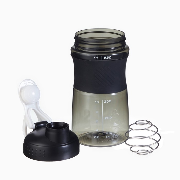 Шейкер, серия: Work, Шейкер, серия: Work, "Мастер К", 550 мл, 19.5 х 7.8 см, черный