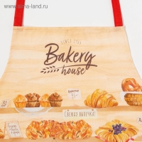 Фартук Этель Bakery house 70х60 см, 100% хлопок, репс 210 г/м2