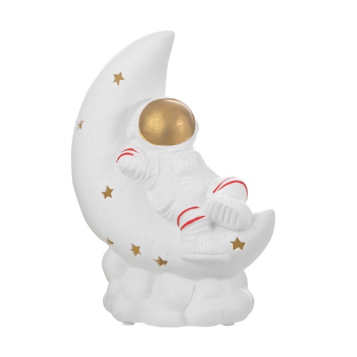 Настольная лампа  Настольная лампа "Космонавт" Е14 40Вт белый 11х20х25 см