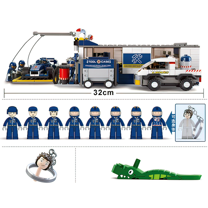 Конструктор «Сервисная станция», 741 деталь Конструктор «Сервисная станция», 741 деталь