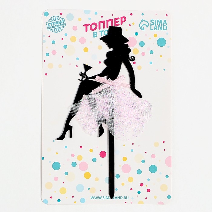 Топпер «Девушка» в шляпке Топпер «Девушка» в шляпке