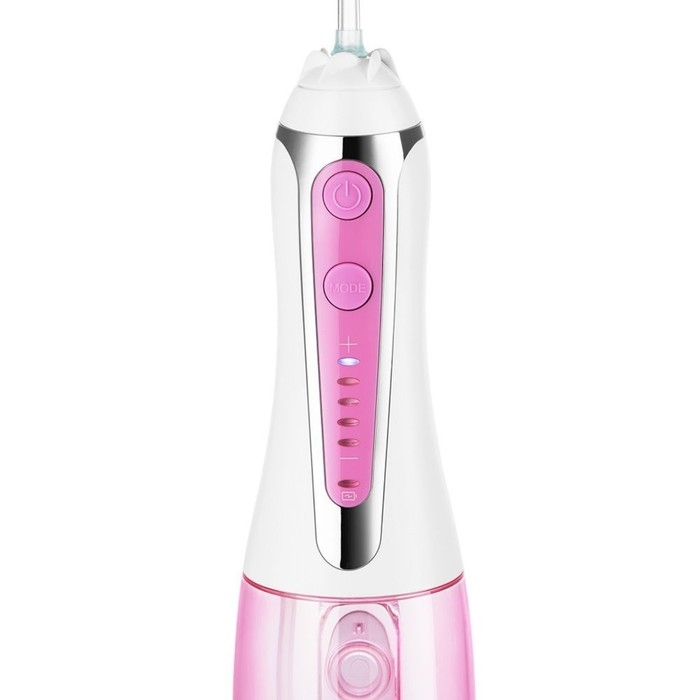 Ирригатор для полости рта Kitfort КТ-2919-1, 21 Вт, 300 мл, 5 режимов, шнур 1,2 м, бело-розовый Ирригатор для полости рта Kitfort КТ-2919-1, 21 Вт, 300 мл, 5 режимов, шнур 1,2 м, бело-розовый