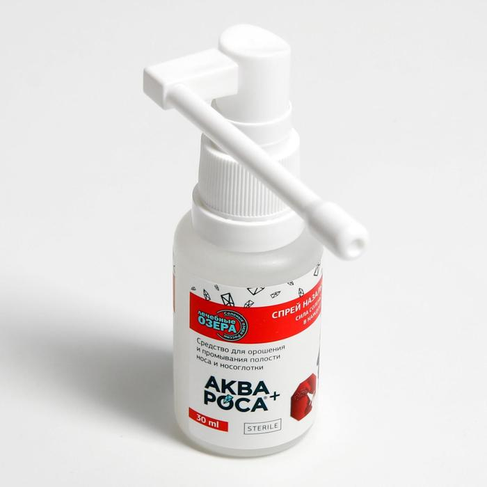 Набор Набор "АкваРоса+", спрей назальный 30 мл + ополаскиватель минеральный 300 мл, дополнительная насадка