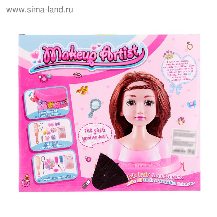 Кукла-манекен для создания причёсок «Стелла» с аксессуарами Кукла-манекен для создания причёсок «Стелла» с аксессуарами
