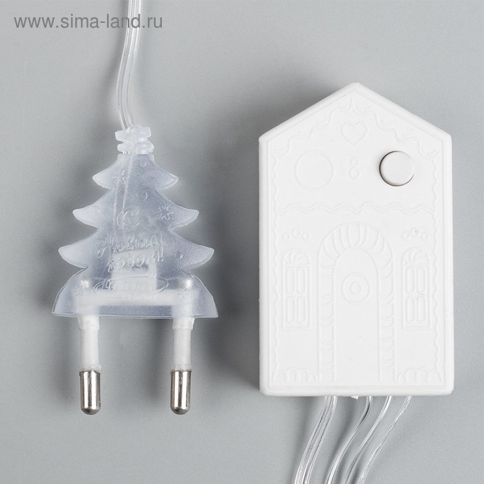 Гирлянда «Нить» 5 м с насадками «Игла», IP20, прозрачная нить, 50 LED, свечение белое, 8 режимов, 220 В Гирлянда «Нить» 5 м с насадками «Игла», IP20, прозрачная нить, 50 LED, свечение белое, 8 режимов, 220 В