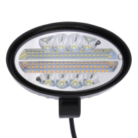 Противотуманная фара 48 LED (28 белых, 20 желтых), IP67, 144 Вт, 9-30 В, направленный свет