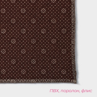 Коврики для ванной и туалета Доляна «Камни», 2 шт: 40×45 см, 45×75 см