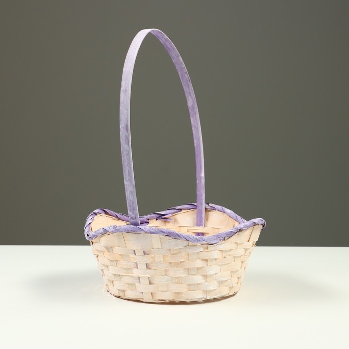 Набор корзин плетеных (бамбук),19xH7,5X9,5x31см,22x9x11x34,24x9x11см,5x35см, 3 шт, сиреневая 1008804 Набор корзин плетеных (бамбук),19xH7,5X9,5x31см,22x9x11x34,24x9x11см,5x35см, 3 шт, сиреневая 1008804