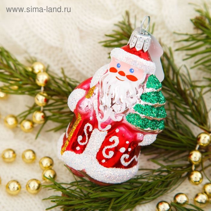 Ёлочная игрушка Ёлочная игрушка "Морозко-1" h-7,2 см