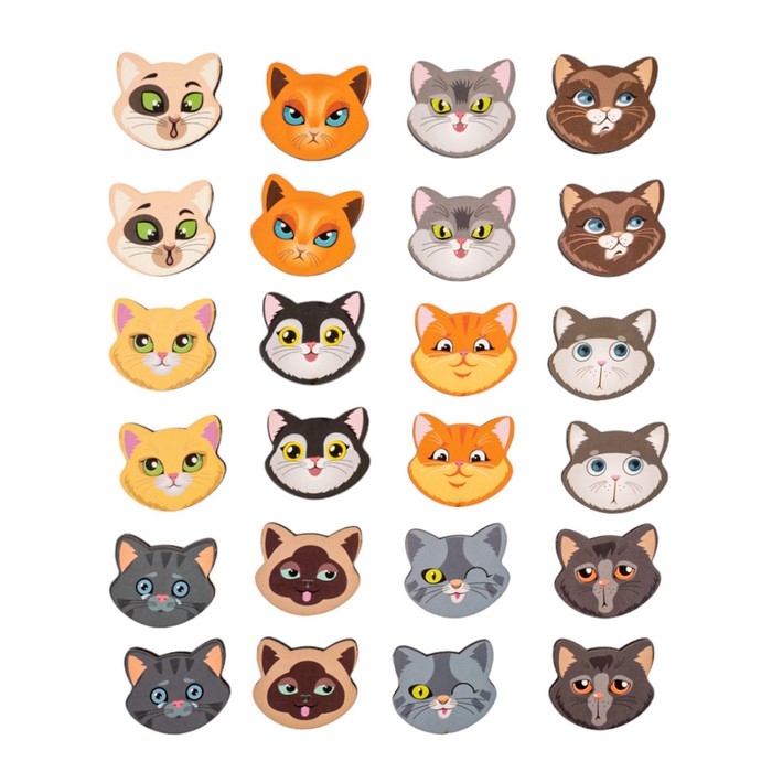 Игра настольная мемо «Коты» Far far land wood (24 фишки в коробке) Игра настольная мемо «Коты» Far far land wood (24 фишки в коробке)