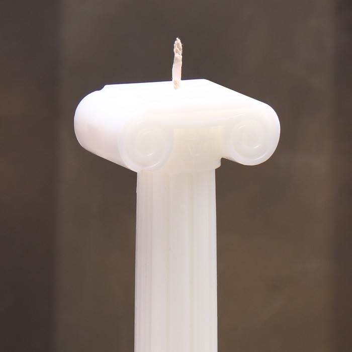 Свеча фигурная  Свеча фигурная "Колонна", 5х19,5см, белая