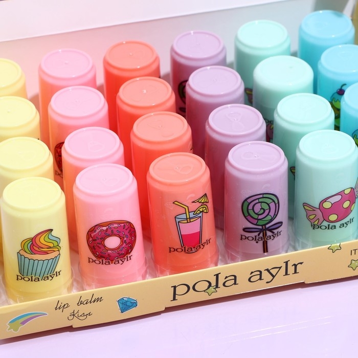 Бальзам для губ «Крутая газировка», микс цветов и запахов Бальзам для губ «Крутая газировка», микс цветов и запахов