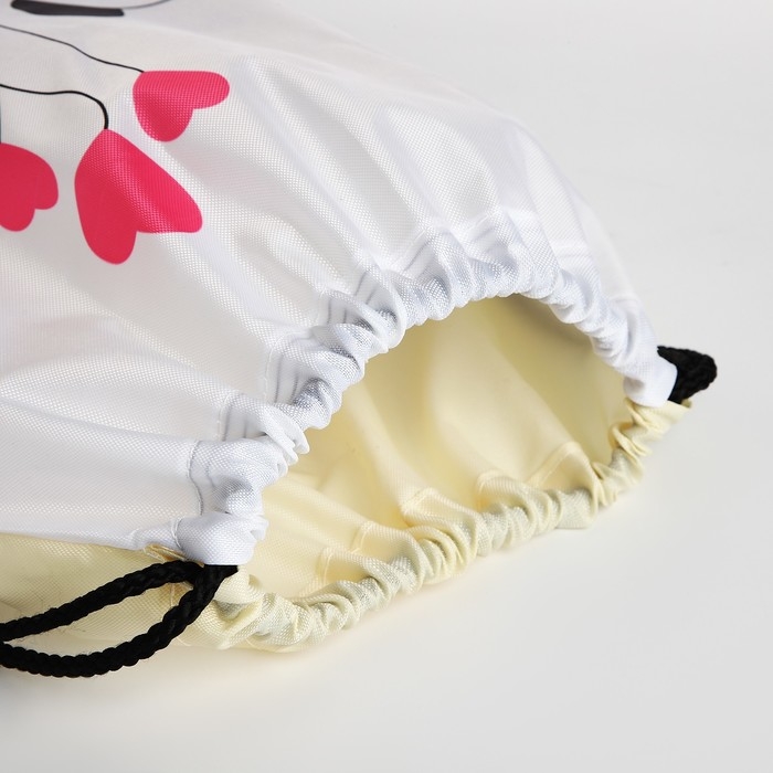 Мешок для обуви на шнурке, цвет белый Мешок для обуви на шнурке, цвет белый