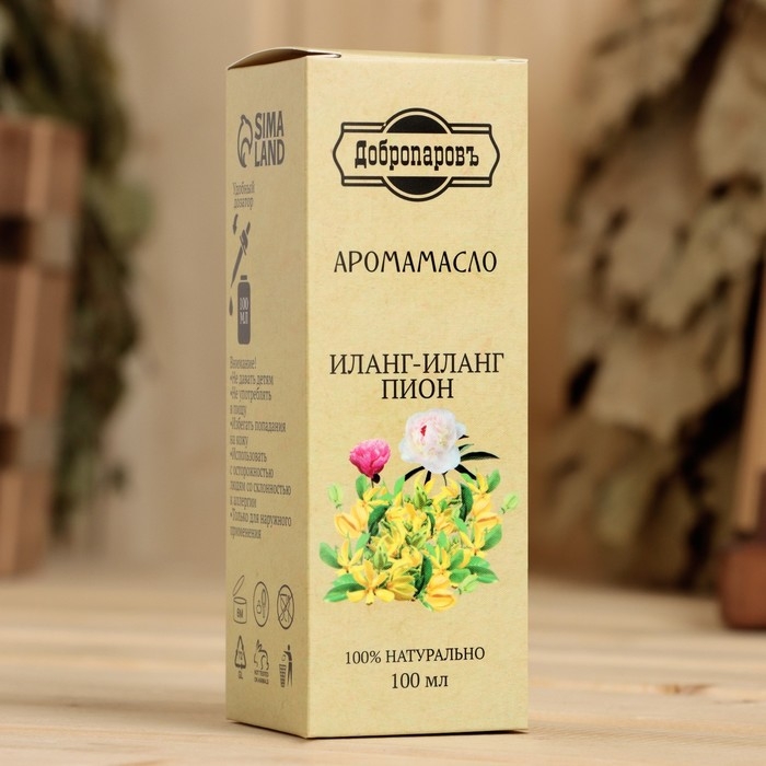 Эфирное масло Эфирное масло "Иланг-Иланг и пион", 100 мл "Добропаровъ"